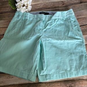 J.Crew Women's Mint Green Chino Shorts Size 4
